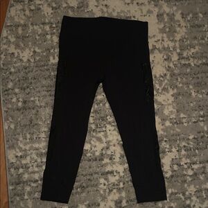 ZYIA Black High-Waisted Leggings